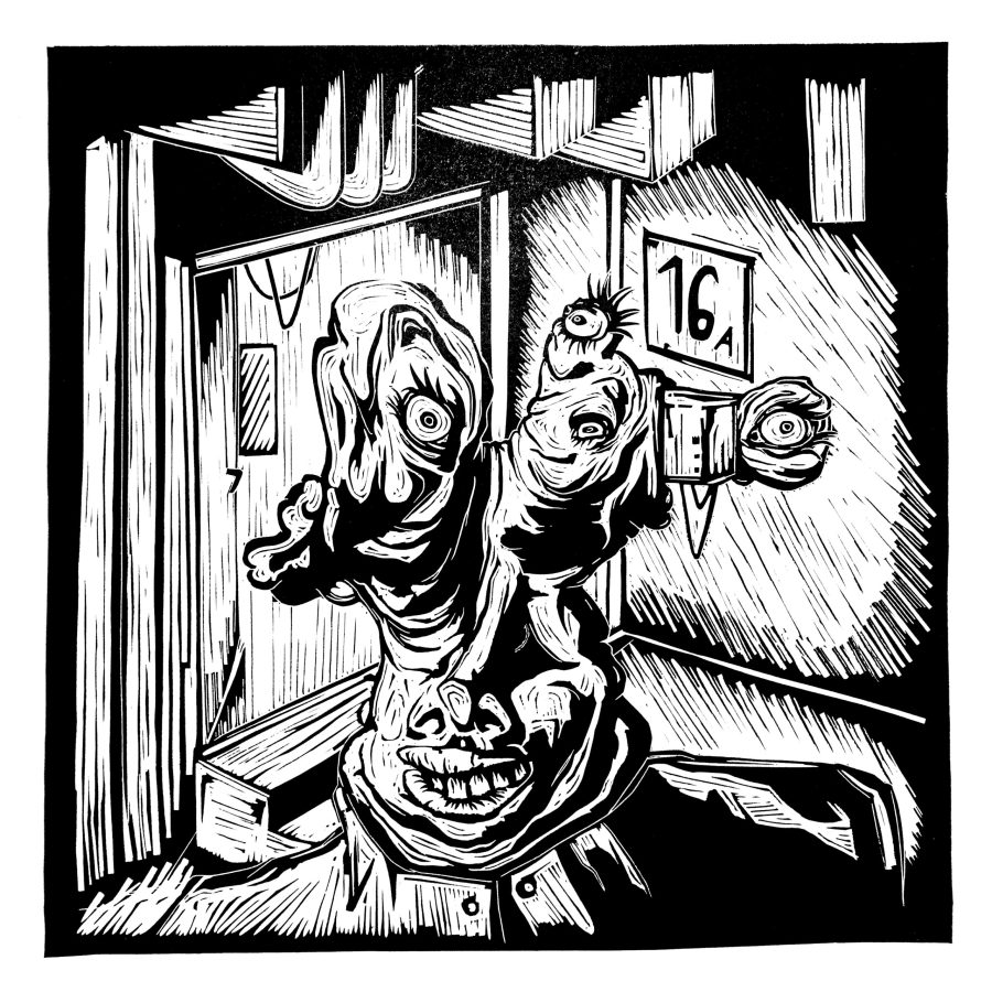 Neighbor in the room talking