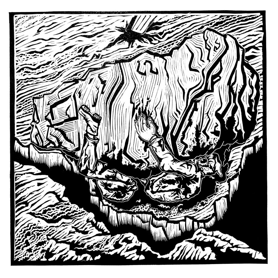 Crushed by the rock